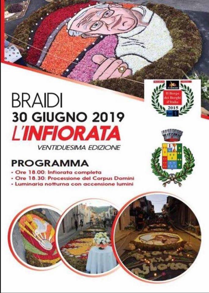 Montalbano Elicona. La suggestiva Infiorata di Braidi tra arte e aggregazione