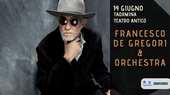 Taormina. Il grande Francesco De Gregori stasera in concerto al Teatro Antico