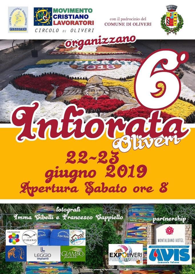 Oliveri. VI edizione dell’Infiorata tra cultura, arte e religione