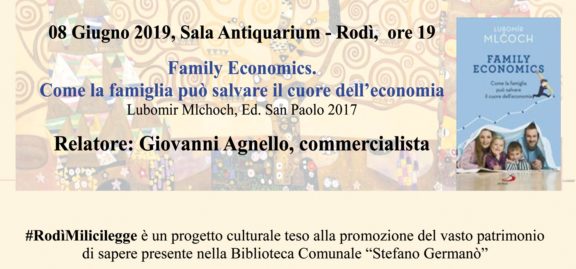 #RodìMilicilegge, incontro su economia e famiglia