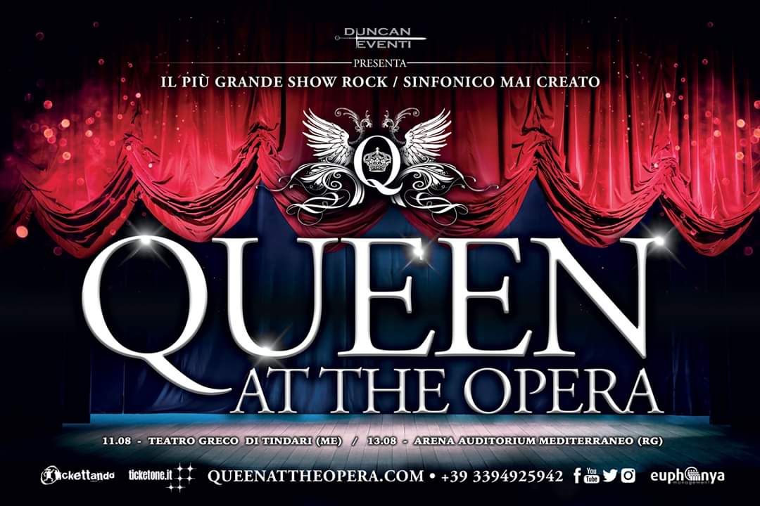 Debutta a Tindari “Queen at The Opera”, l’unico concerto-show sulle musiche della band inglese