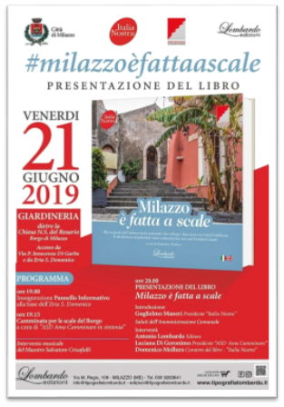 Milazzo. Italia Nostra apre ex Giardineria Comunale e presenta libro ‘Milazzo è fatta a scale’