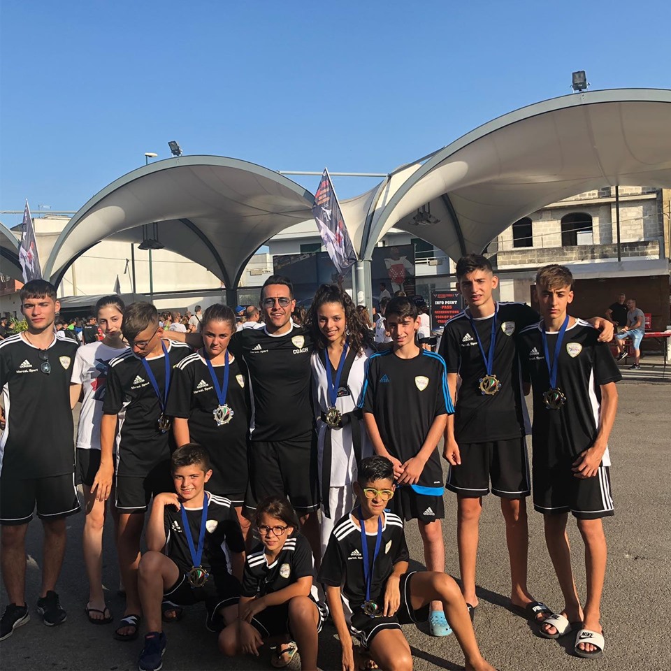 Barcellona PG. Taekwondo, incetta di medaglie per l’Asd Dream Team all’Internazionale di Martano