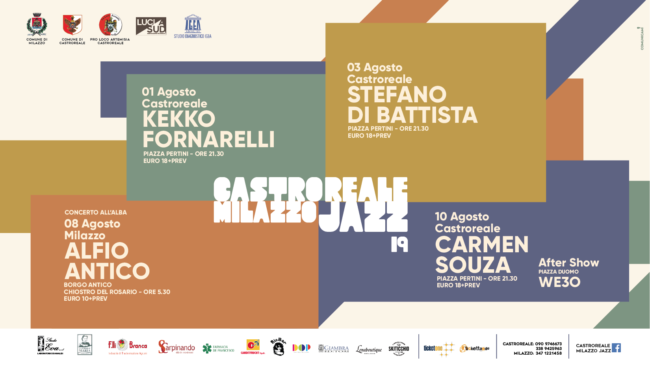 CastrorealeMilazzo Jazz Festival, al via la XIX edizione con artisti internazionali
