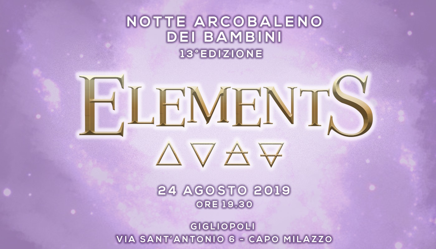 A Milazzo, Gigliopoli presenta ‘Elements’ nella ‘Notte Arcobaleno 2019’