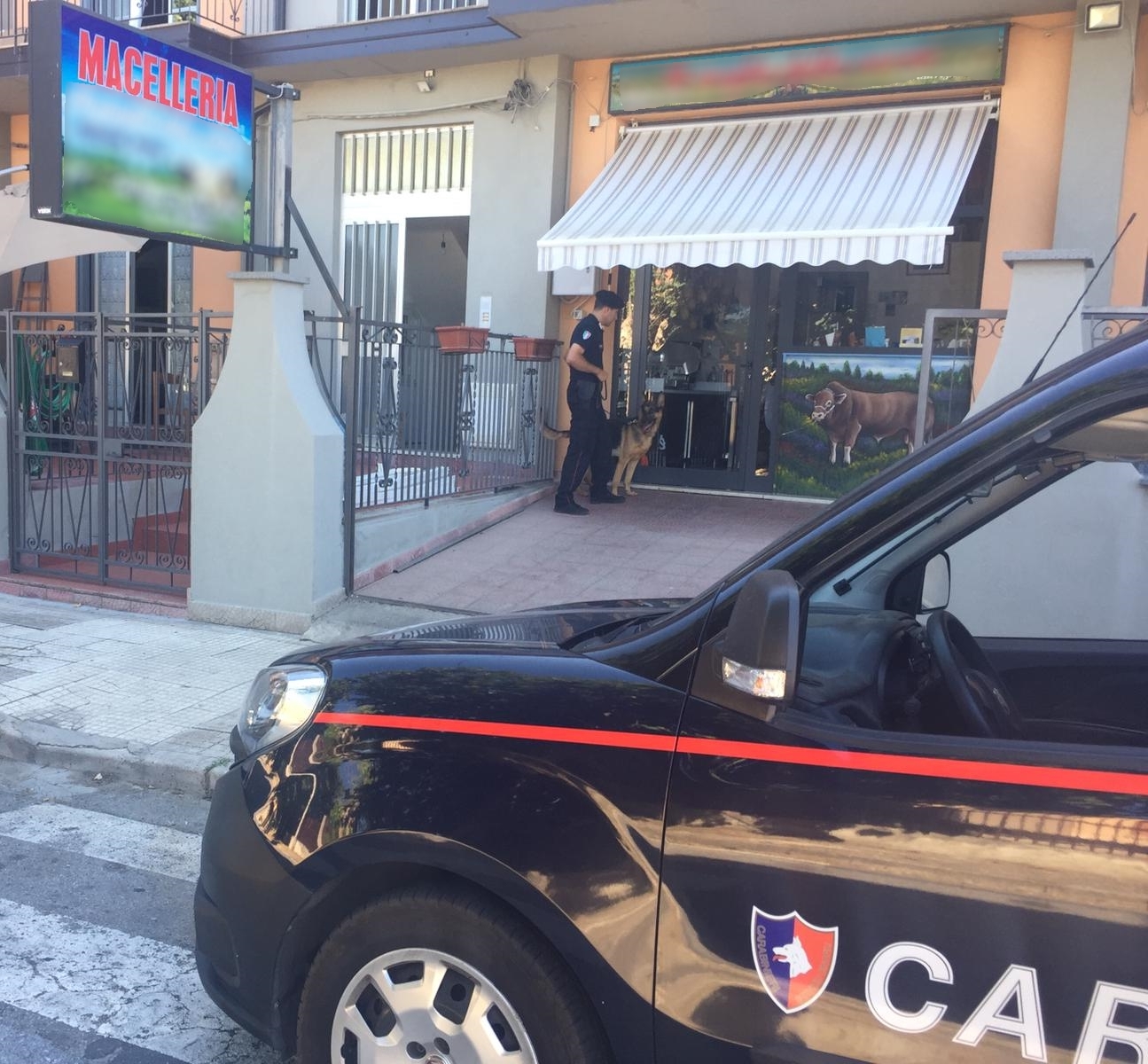 Basicò. Macellaio arrestato, deteneva 70 grammi di marijuana vicino alla cassa