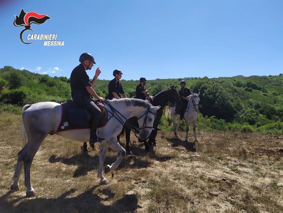 Parco dei Nebrodi. Intensificati servizi di prevenzione dei Carabinieri con l’ausilio del 4° Reggimento Carabinieri a Cavallo