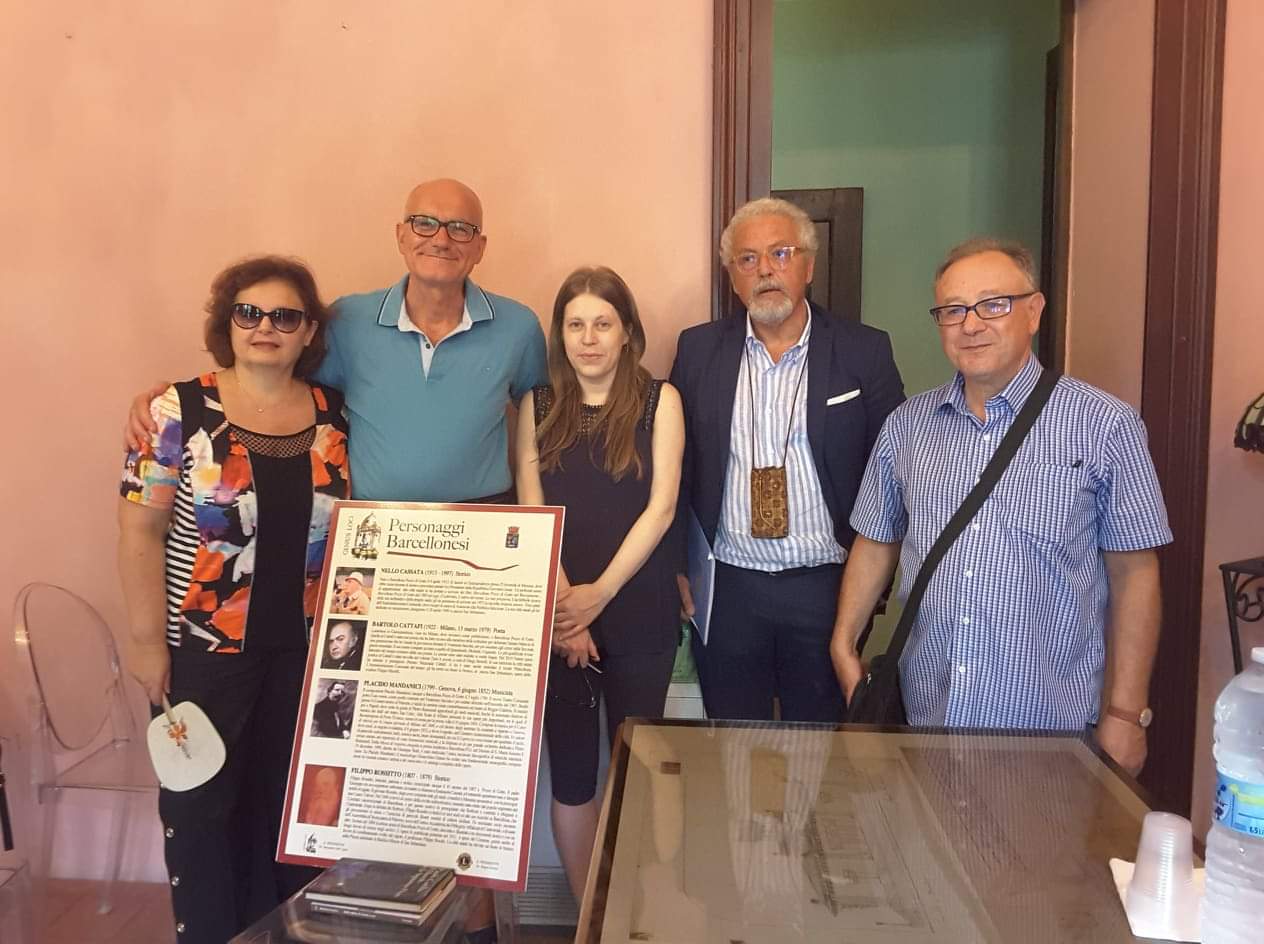 Barcellona PG. Il progetto “Personaggi barcellonesi” presentato stamattina al Villino Liberty 