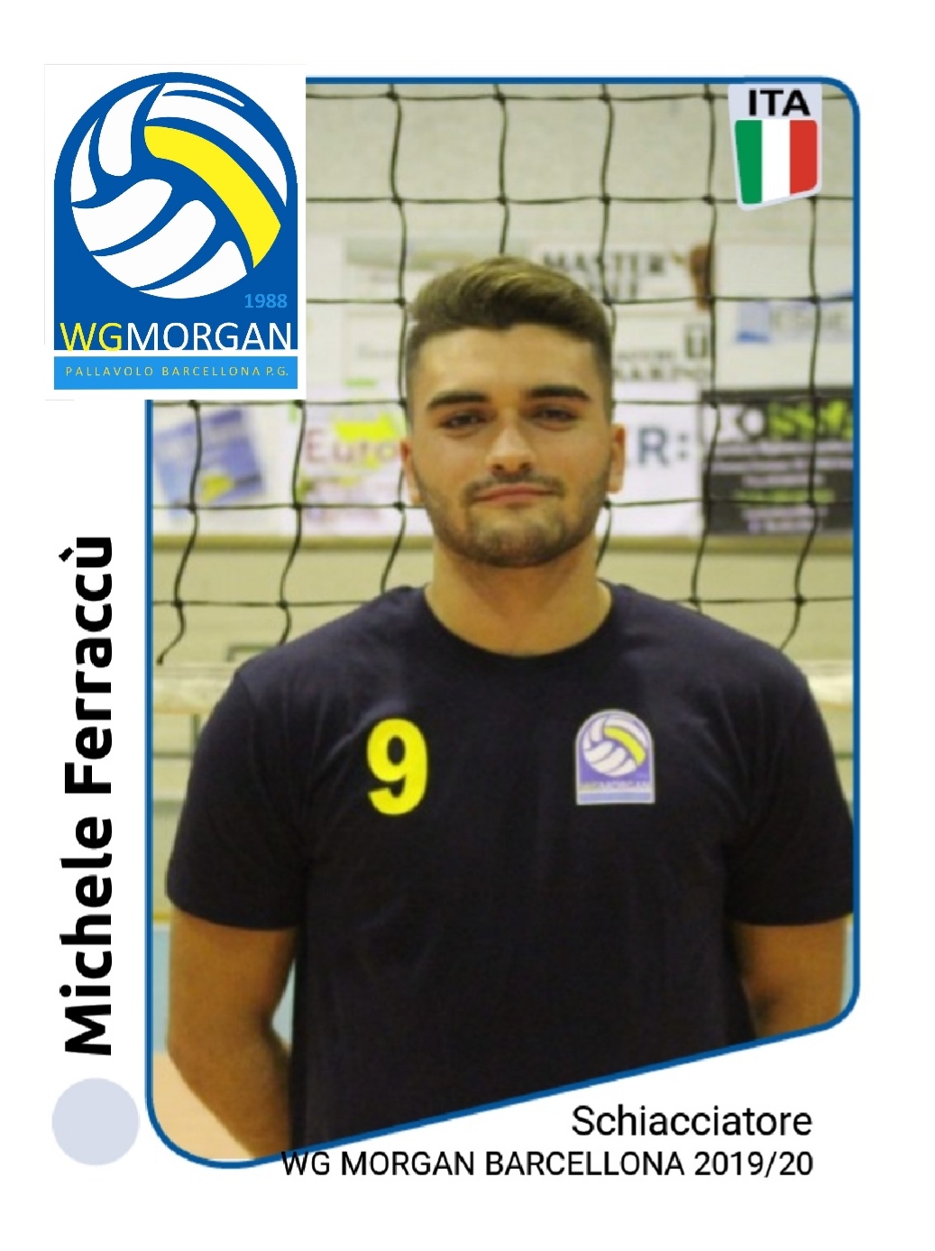 Pallavolo. Morgan, alla corte di mister Caristi: lo schiacciatore Michele Ferraccù