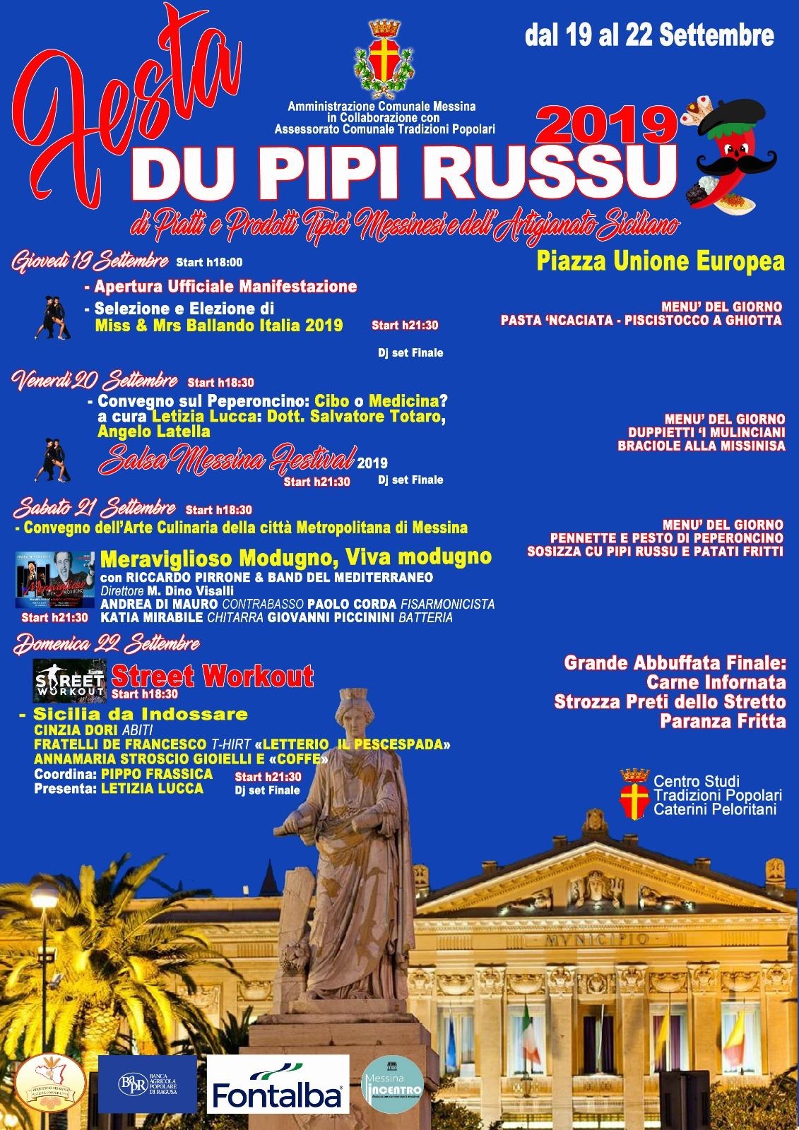 Messina. “Festa du pipi russu”: ordinanza di divieto vendita alcolici