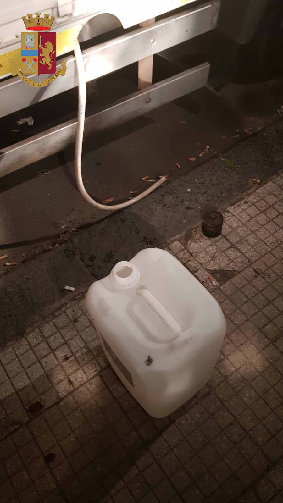 Messina. Arrestati in flagrante per furto di gasolio