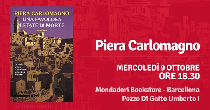 Barcellona PG. Piera Carlomagno presenta “Una favolosa estate di morte” al Mondadori Bookstore 