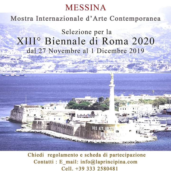 Messina. La Mostra Internazionale d’Arte Contemporanea. Selezione per la XIII Biennale di Roma 2020