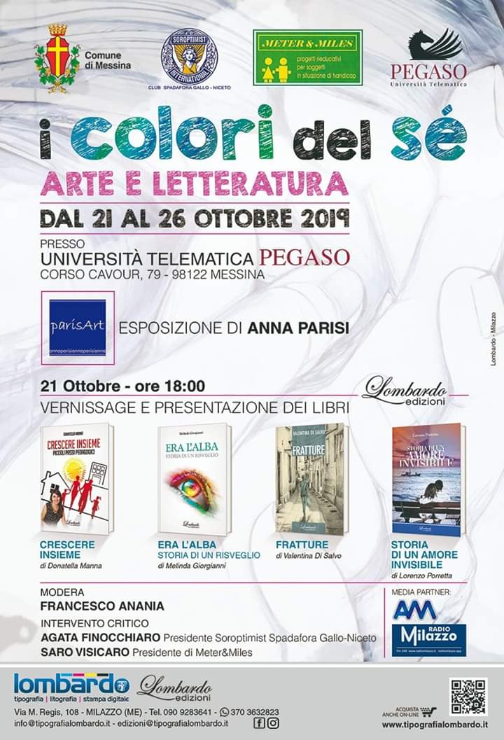Messina. L’evento “I Colori del Sé ” all’Università Telematica “Pegaso” 