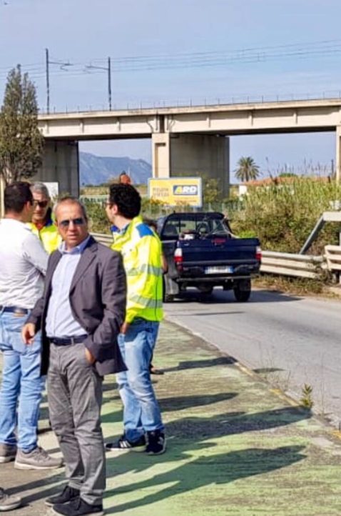 Furnari. Incrocio San Filippo, avviati i lavori. Mendolia: “Sbloccata situazione incresciosa”