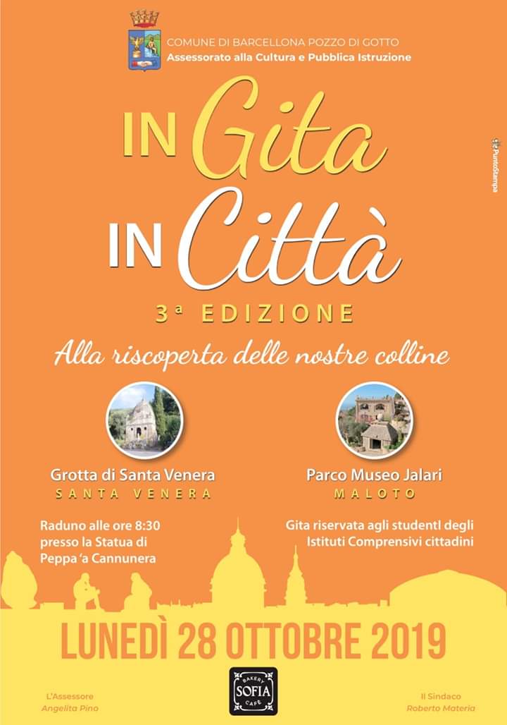 Barcellona PG. “In Gita in Città”, terza tappa lunedì 28 ottobre