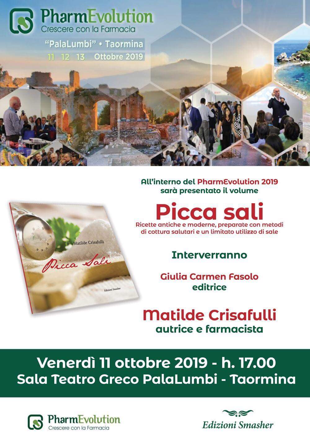 Taormina. Matilde Crisafulli presenta “Picca Sali” alla Sala Teatro Greco del PalaLumbi