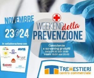 Messina. Domani e domenica 24 il Weekend della Prevenzione a Tremestieri