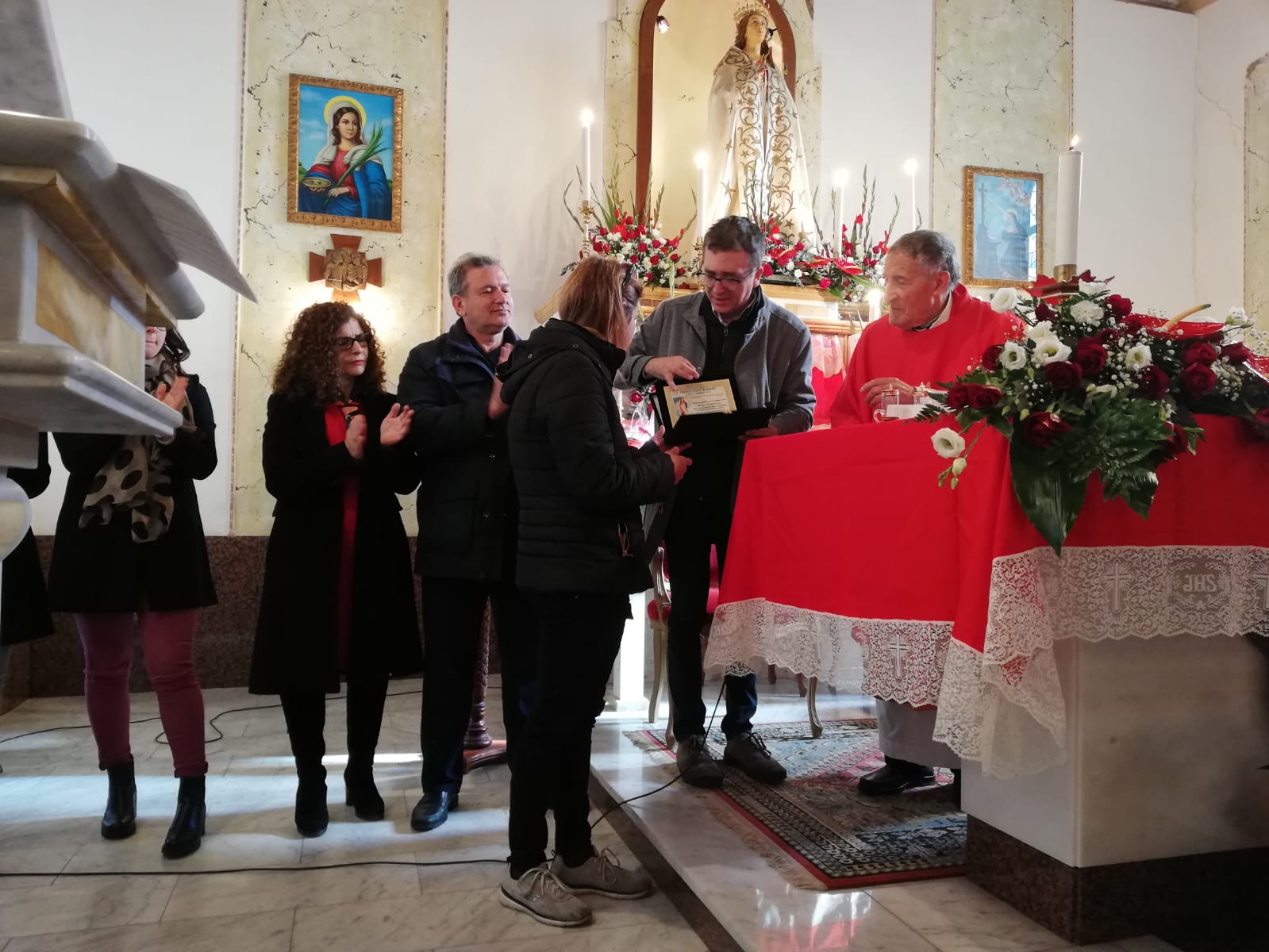 Montalbano Elicona. La Festa Liturgica di Santa Barbara dedicata alla memoria della Sig. Venera Mazzeo Costa
