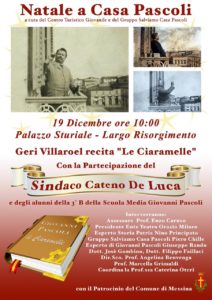 Messina. Natale a Casa Pascoli, iniziativa per commemorare il poeta