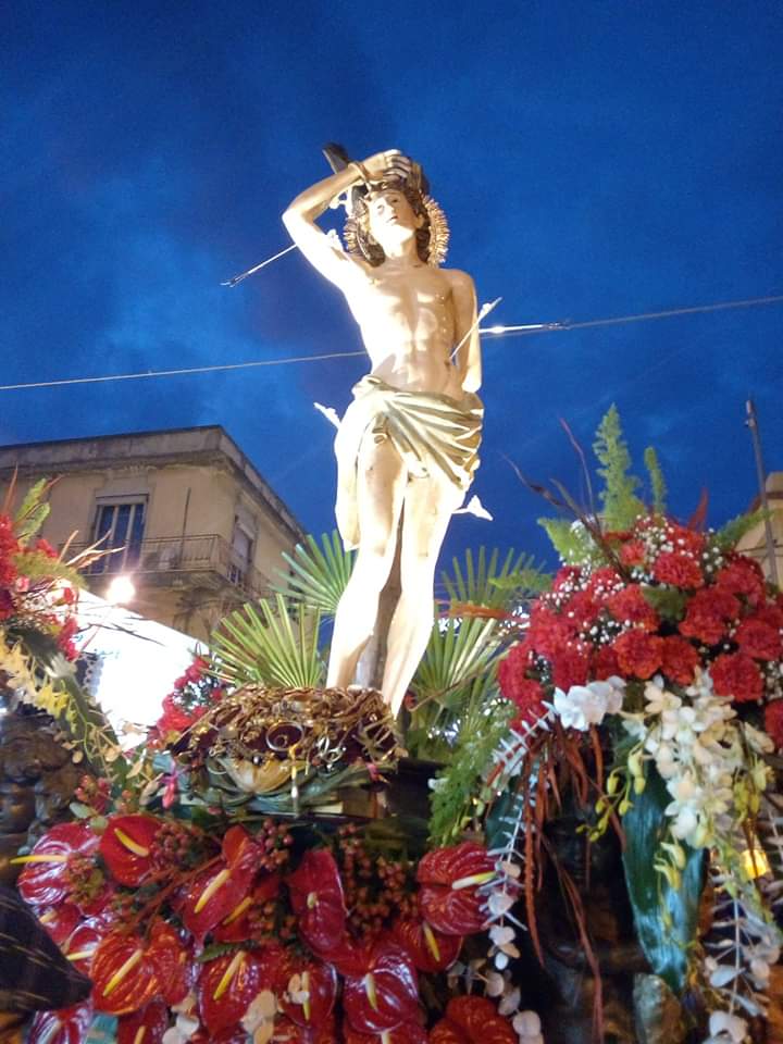 Barcellona PG. La Processione di San Sebastiano chiude alla grande i festeggiamenti al Patrono