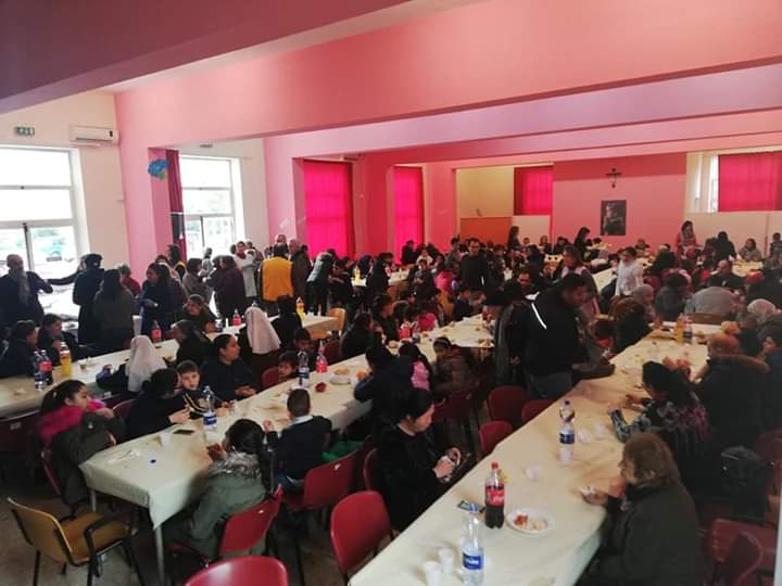 Barcellona PG. Il “Pranzo Solidale” per 200 persone bisognose presso l’Oratorio FMA