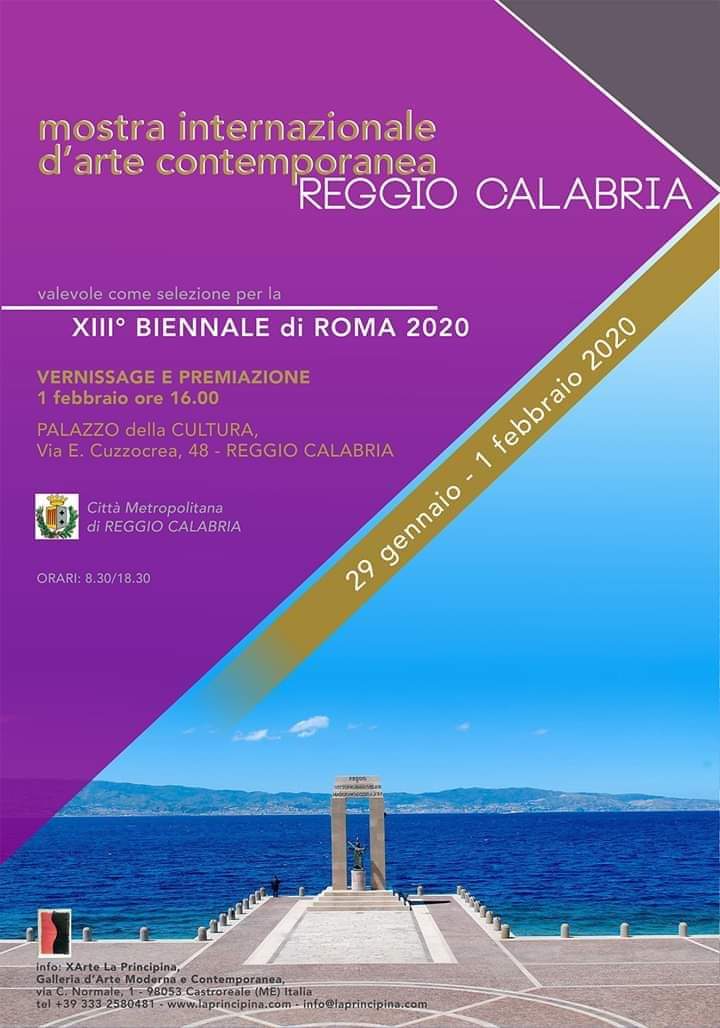 Reggio Calabria. La Mostra Internazionale d’Arte Contemporanea al Palazzo della Cultura