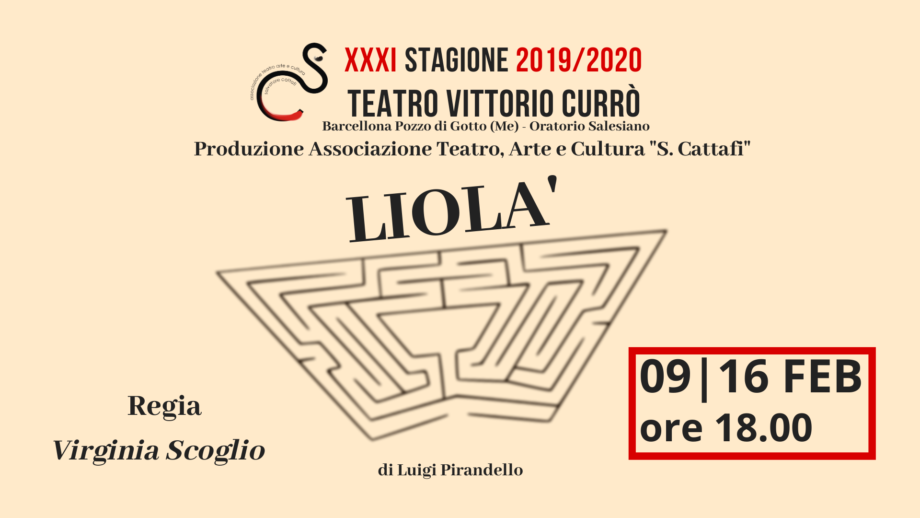 Barcellona PG. Al Teatro Vittorio Currò in scena Liolà per la regia di Virginia Scoglio