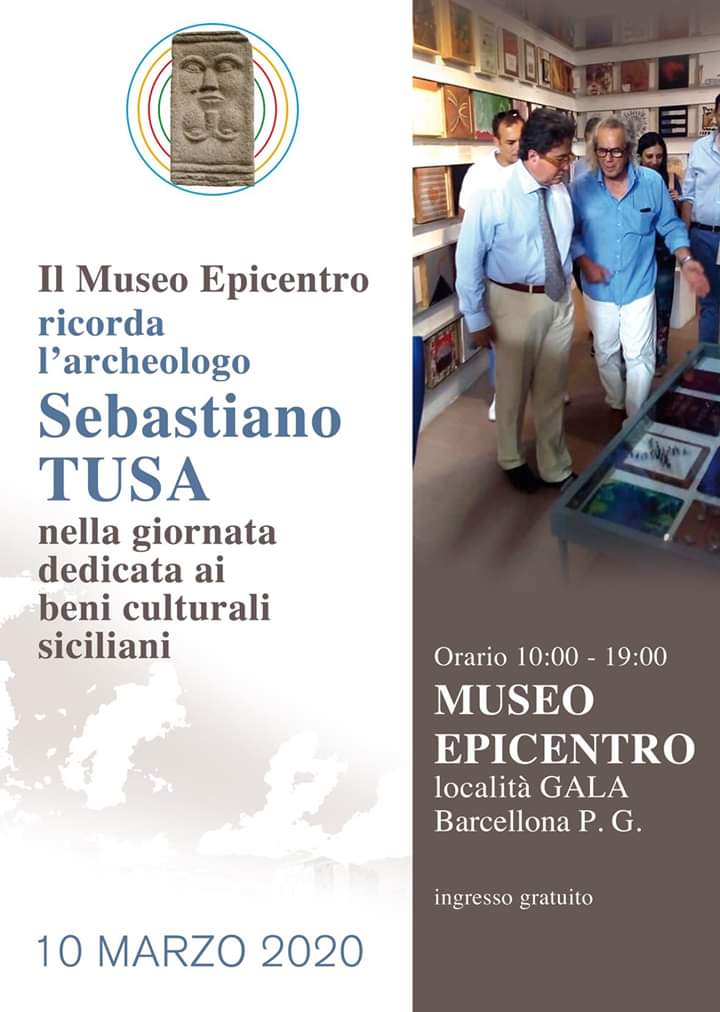 Barcellona PG. Il Museo Epicentro conferma evento in onore di Sebastiano Tusa