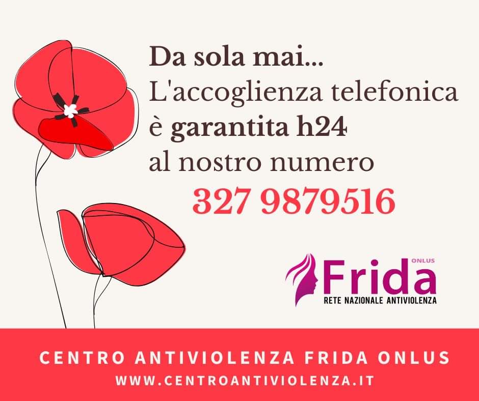 Barcellona PG. Il Centro Antiviolenza “Frida Onlus” garantisce accoglienza telefonica h24