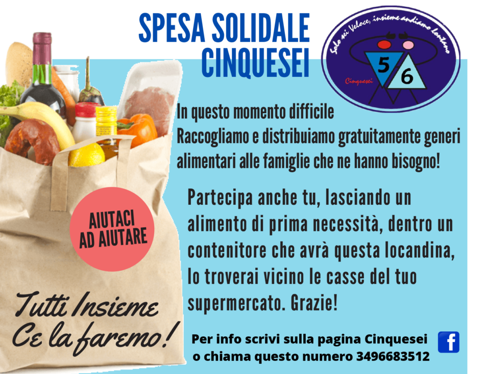 A Terme Vigliatore e Furnari avviata la “Spesa solidale Cinquesei”: “Aiuta chi in difficoltà, insieme ce la faremo”