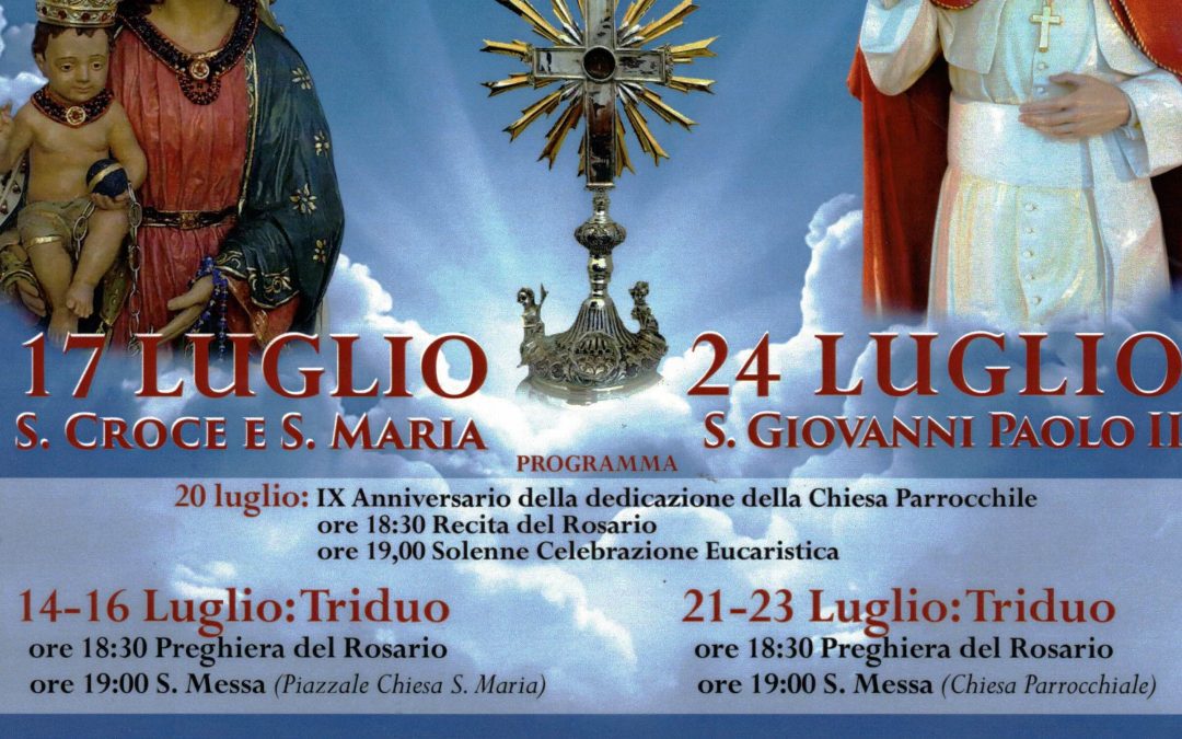 Portosalvo. La Festa Patronale 2022 nella Parrocchia San Giovanni Paolo II