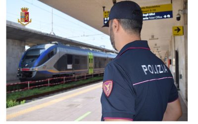 Sicilia. Il bilancio dell’attività della Polizia di Stato in ambito ferroviario ad agosto