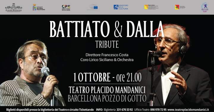 Barcellona PG. ‘Battiato & Dalla Tribute’ al Teatro Mandanici 