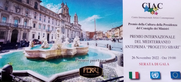 Roma. Il “Premio Internazionale del Mediterraneo” Anteprima “Progetto Sibari” con il C.I.A.C. al Museo Stadio Domiziano di Piazza Navona