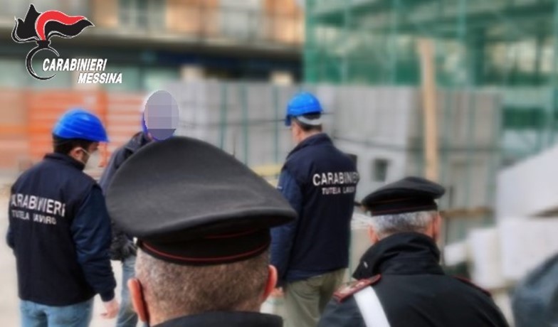 Messina. Controlli ai cantieri, sospesa impresa edile e denunciato il titolare per violazioni in materia di sicurezza sui luoghi di lavoro