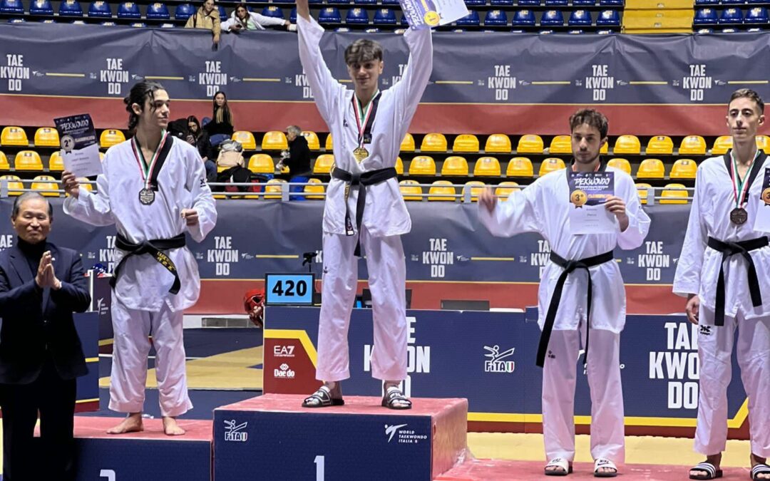 Barcellona PG. Taekwondo, Giuseppe Foti conquista il titolo italiano a Torino