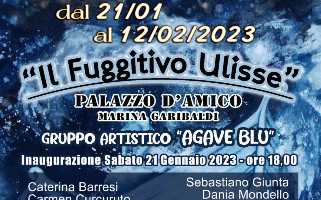 Milazzo. Mostra d’Arte Contemporanea Itinerante “Il Fuggitivo Ulisse” a Palazzo D’Amico