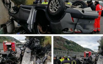 Autostrada A/20. Due catanesi perdono la vita in un incidente tra Messina e Villafranca