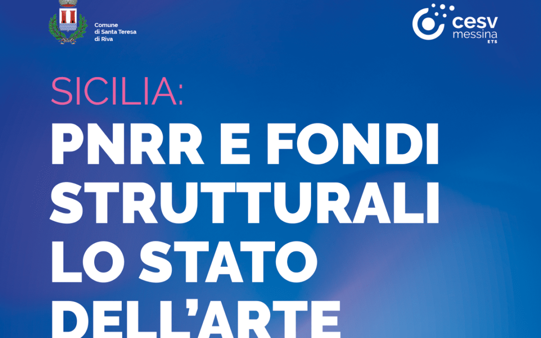 CESV Messina ETS, incontro su PNRR e fondi strutturali