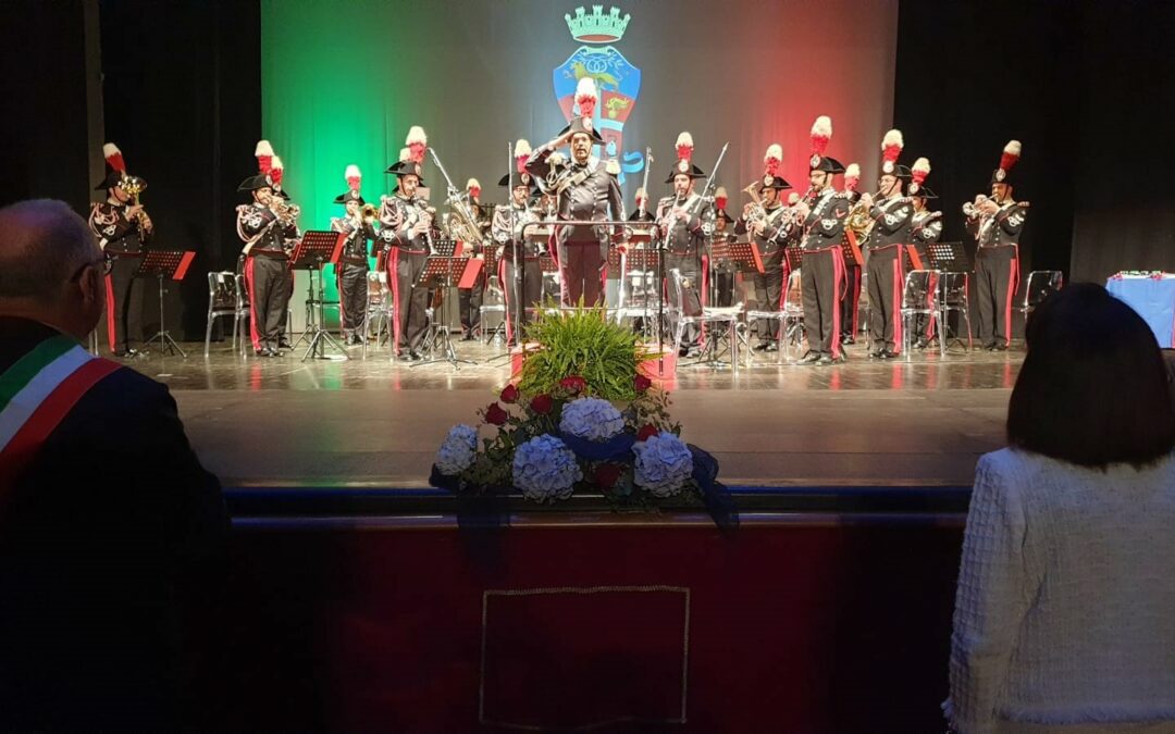 Barcellona PG. Cerimonia d’inaugurazione nuova sede sezione ANC, le melodie della Fanfara e i progetti degli studenti sulla legalità