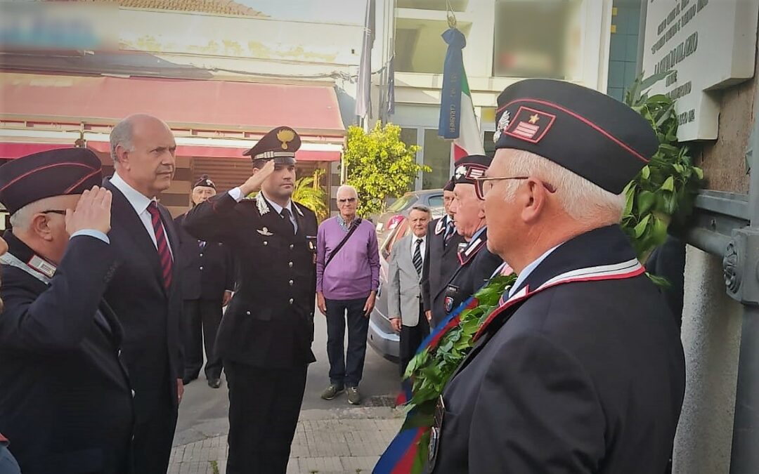 Milazzo. Commemorazione 51° anniversario morte dell’Appuntato Antonino Pirrone e del Carabiniere Antonio Arnoldi
