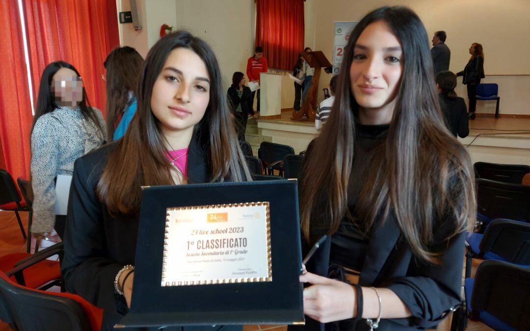 Barcellona PG La Secondaria di 1° grado “Foscolo” sul podio nel Concorso “24live School”