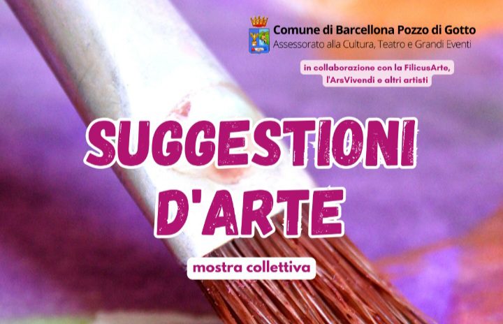 Barcellona PG. La Mostra Collettiva “Suggestioni d’Arte”, ben 40 artisti alla Galleria Civica “Seme d’Arancia”