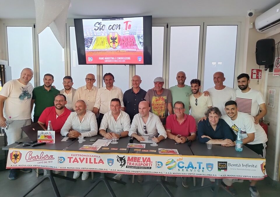 Barcellona PG. Nuova Igea Virtus presenta “StoConTe” via alla Campagna Abbonamenti e al Piano sponsorizzazioni stagione 2023-2024