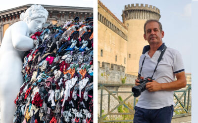 ‘Venere degli Stracci’, gli scatti di Michele Isgrò tra le ultime foto dell’opera incendiata a Napoli