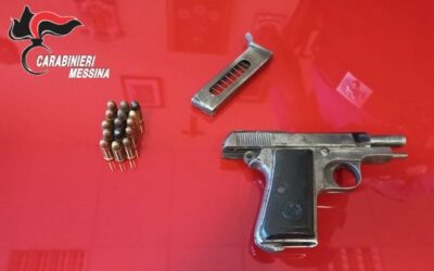 Incastrato dal fiuto del cane, 58enne arrestato per detenzione clandestina pistola matricola abrasa