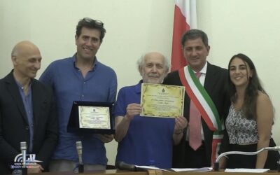 San Pier Niceto. L’artista contemporaneo Emilio Isgrò accolto festosamente tra i cittadini onorari