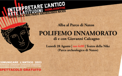 Al via la terza edizione di interpretare l’Antico al Parco Archeologico di Naxos