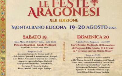Viaggiare nel tempo non è più un sogno, a Montalbano Elicona si rinnova l’appuntamento con le Feste Aragonesi